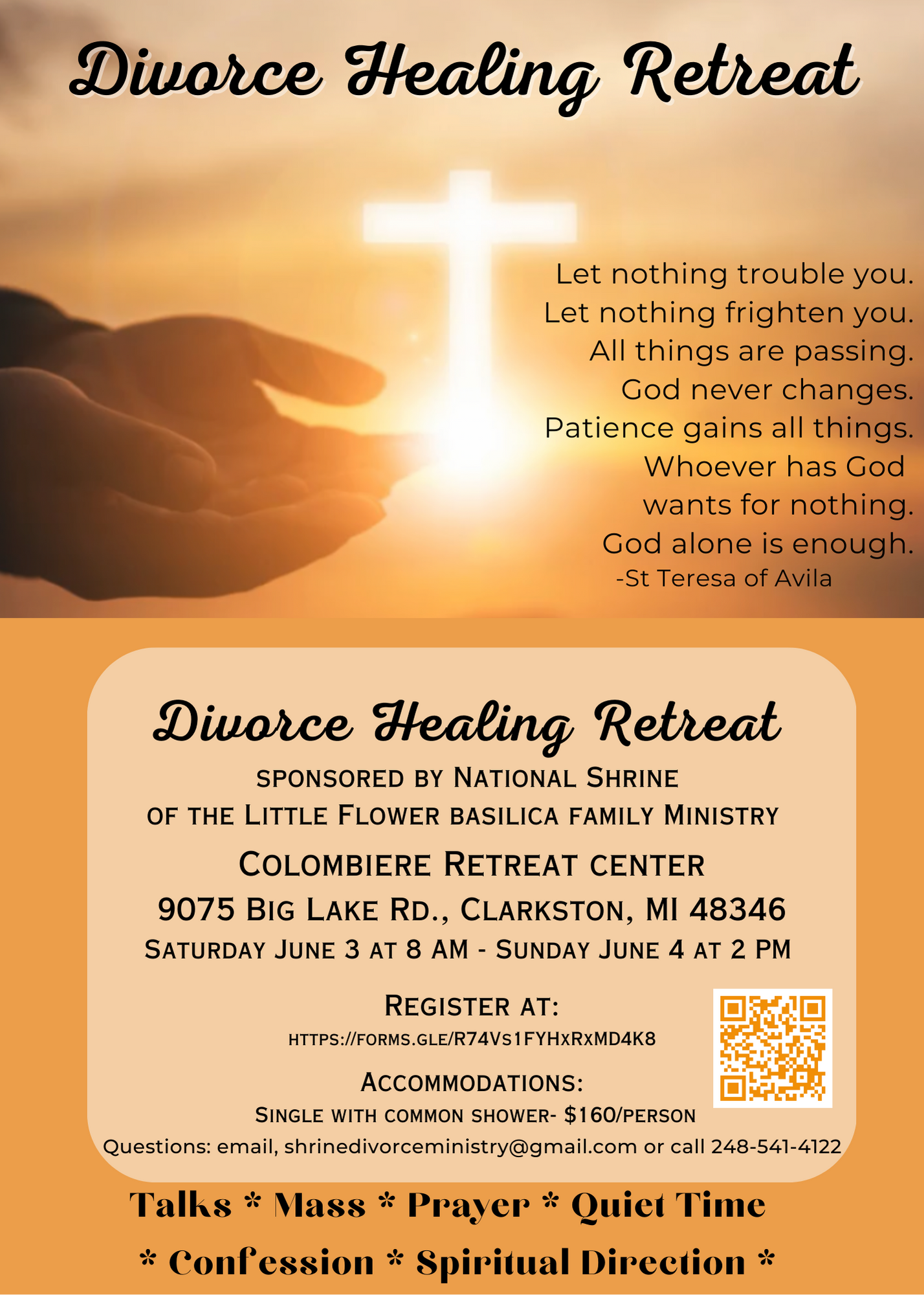divorce healing retreat